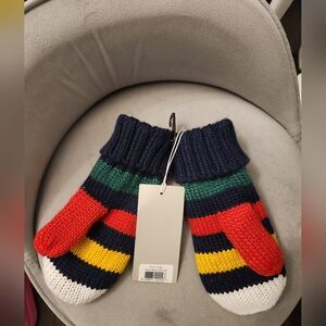 Hudson Bay Colorful Striped Kids Mittens